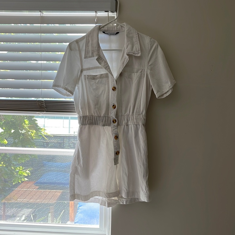 Zara White Romper